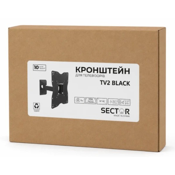 Фото - Крепление для телевизора SECTOR TV2 Black